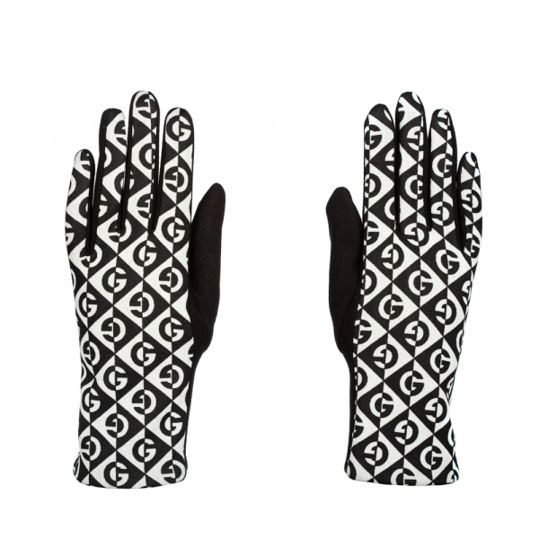 Дамски ръкавици Asila черен цвят, 3 - Kalapod.bg